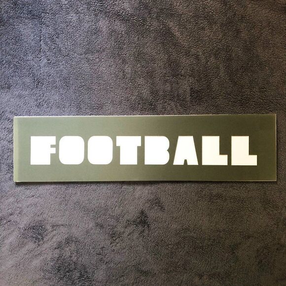 7x28‎ Olive Green Football Photo Mat - Picture 1 of 15